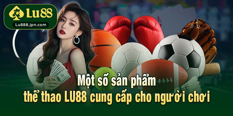 Một số sản phẩm thể thao LU88 cung cấp cho người chơi
